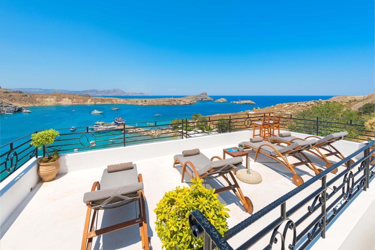 Lindos Shore Boutique Villa With Sea View Exteriér fotografie