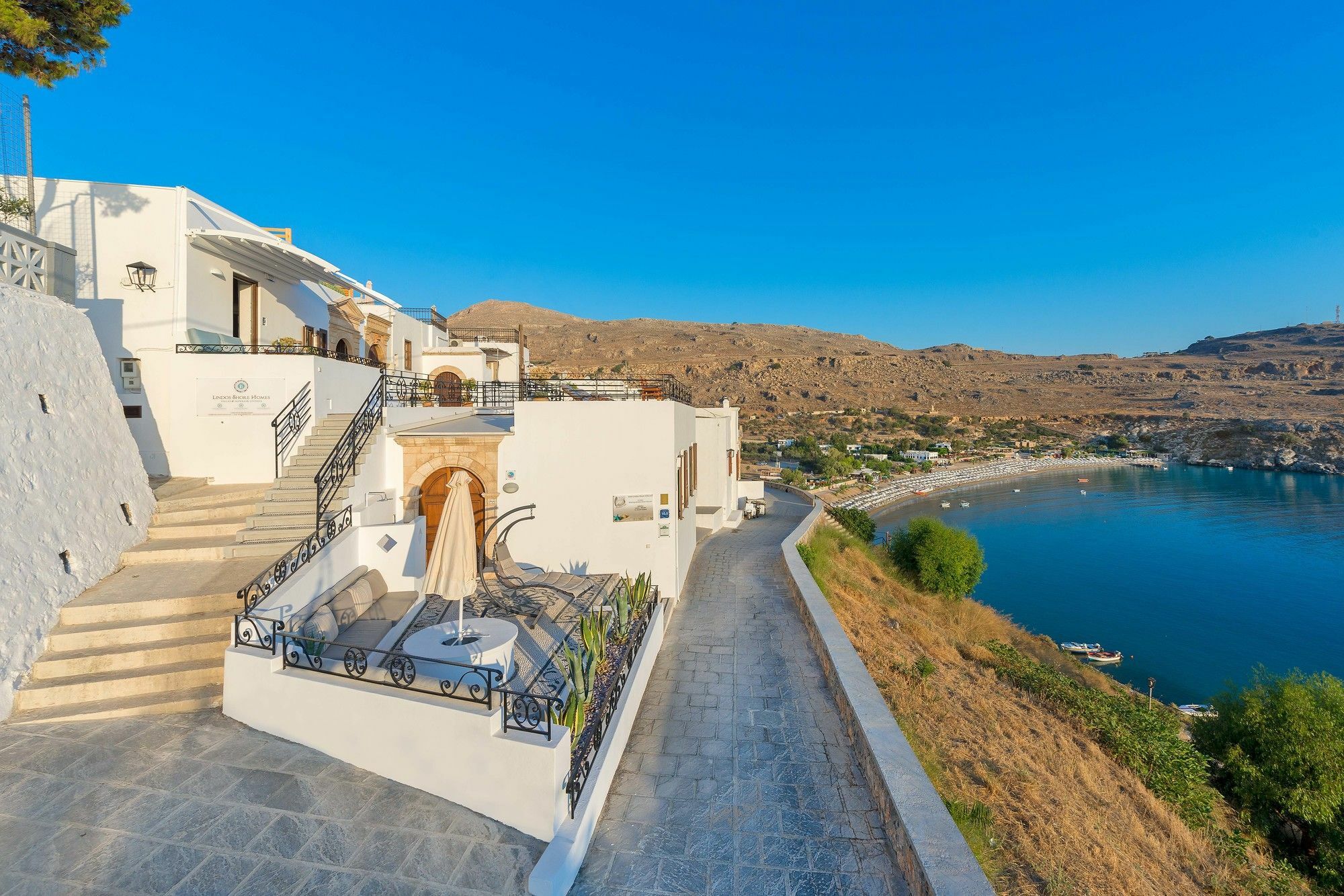 Lindos Shore Boutique Villa With Sea View Exteriér fotografie